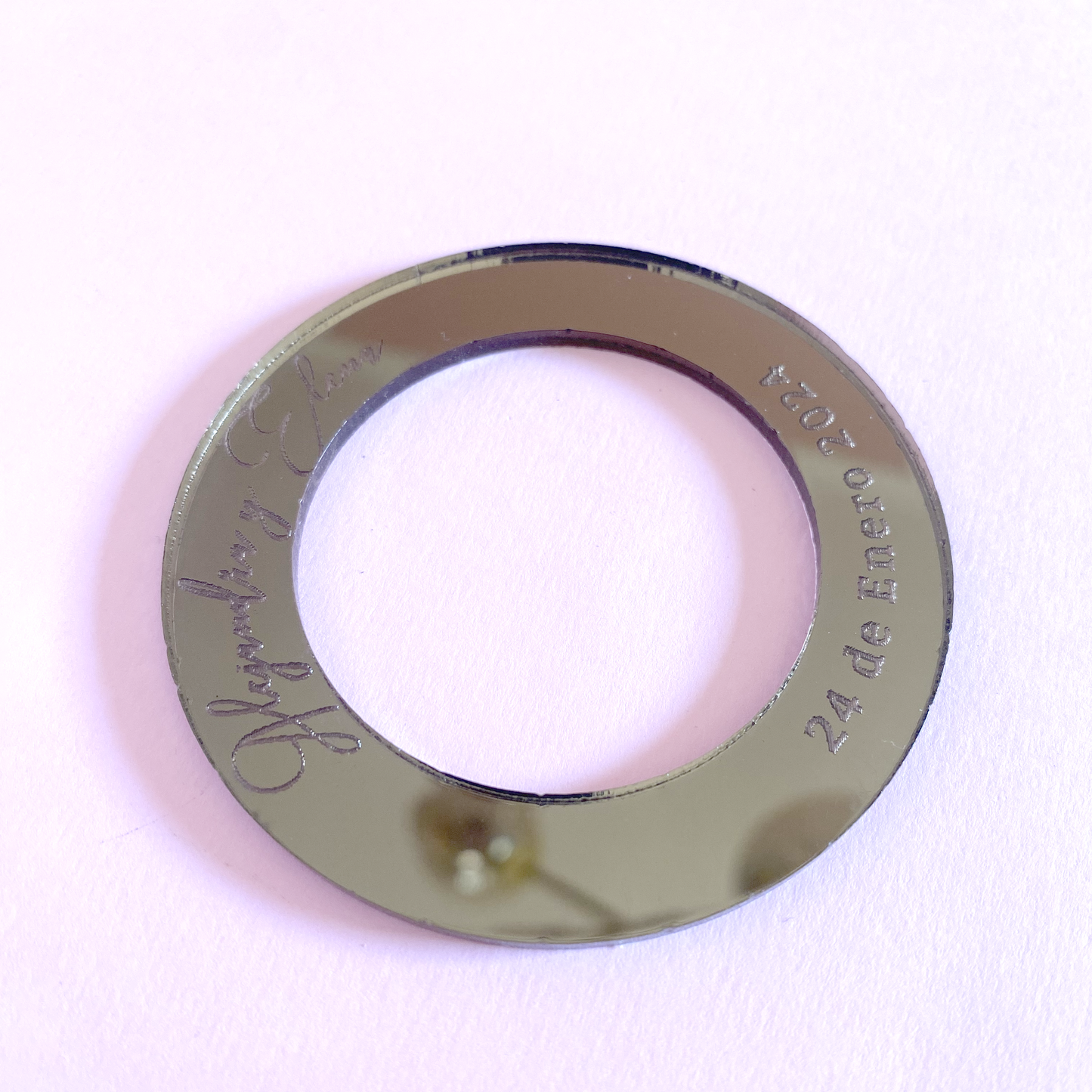 Servilletero Acrílico Personalizado con el Nombre de los Novios