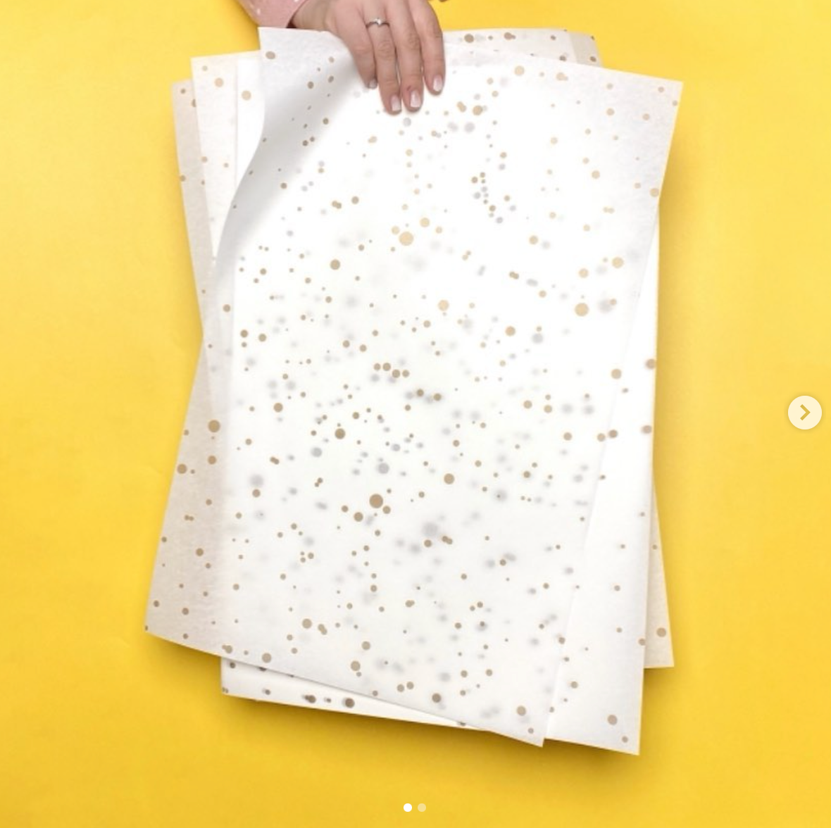 100 Papel Seda Estandar Oro