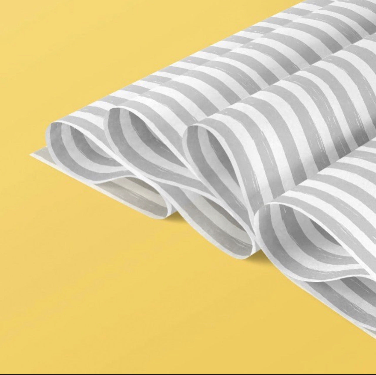 50 Papel de Regalo Lineas Plateadas