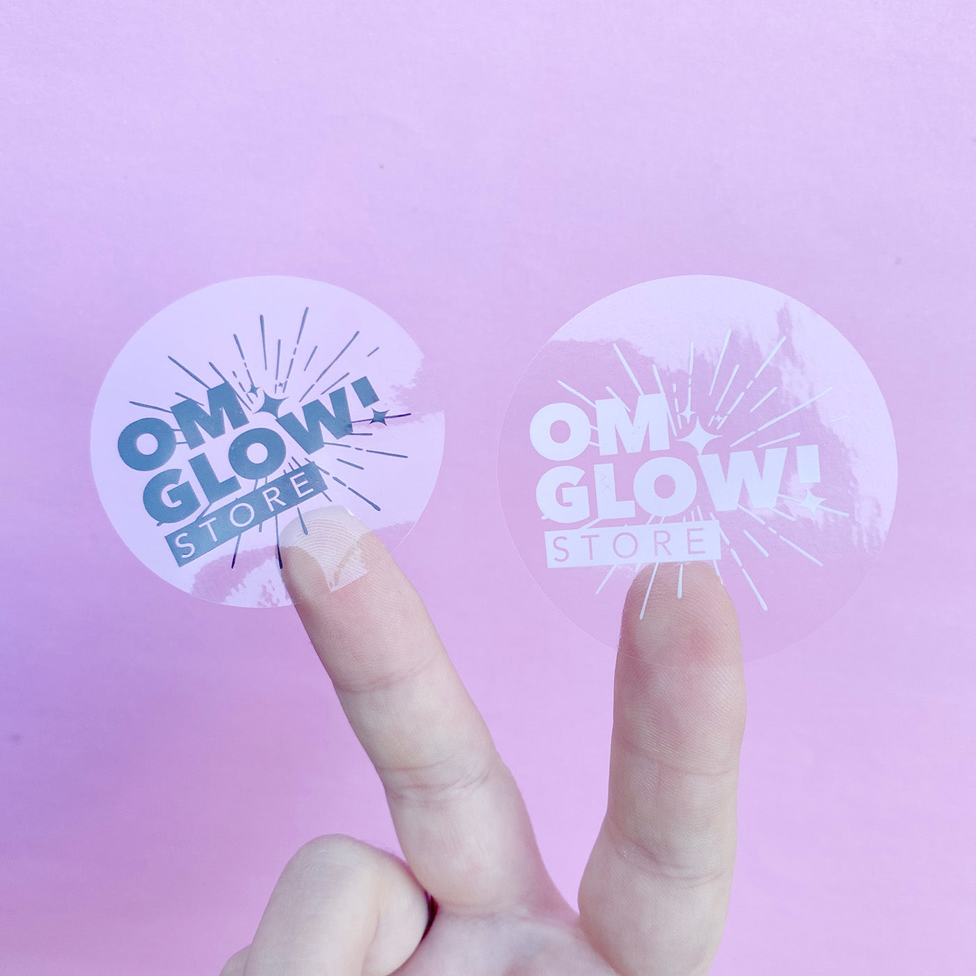 Stickers Circular Transparentes