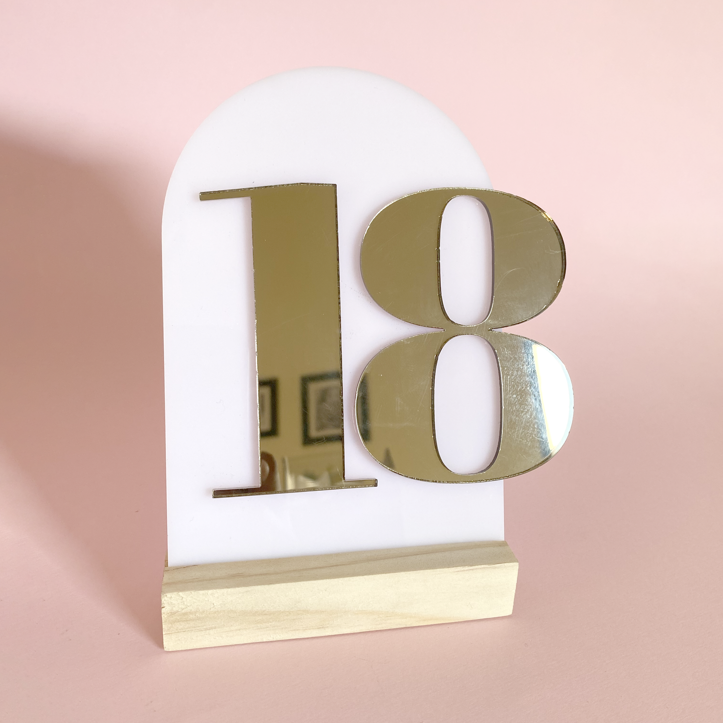 Numero de Mesa Acrilico (Numeros XL)