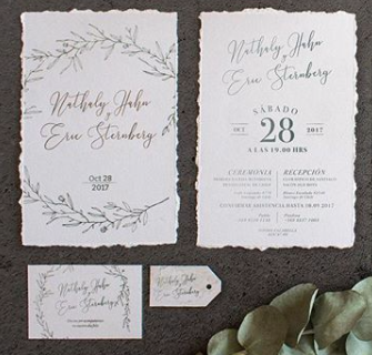 Invitación Handmade Paper