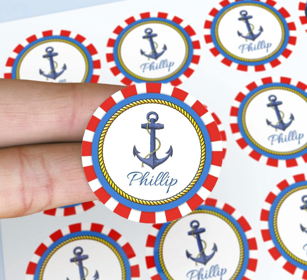Sticker Circular Personalizable (en pliegos)