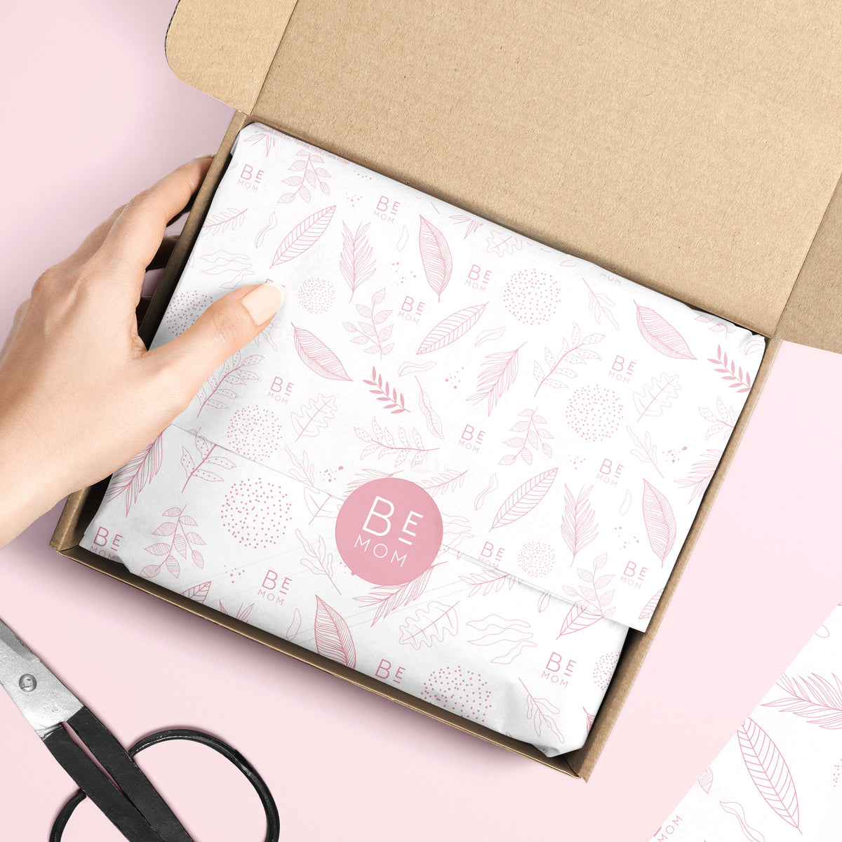Papel seda personalizado 1 color para packaging