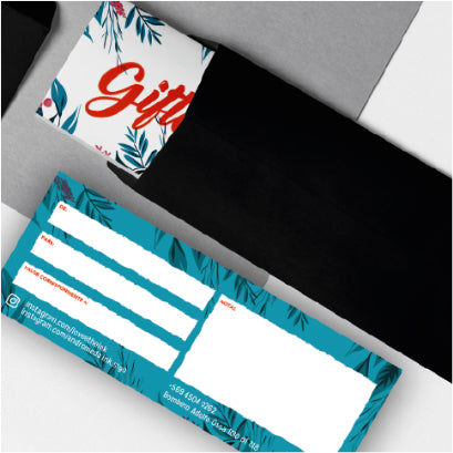 Giftcards Personalizadas (sin sobre)