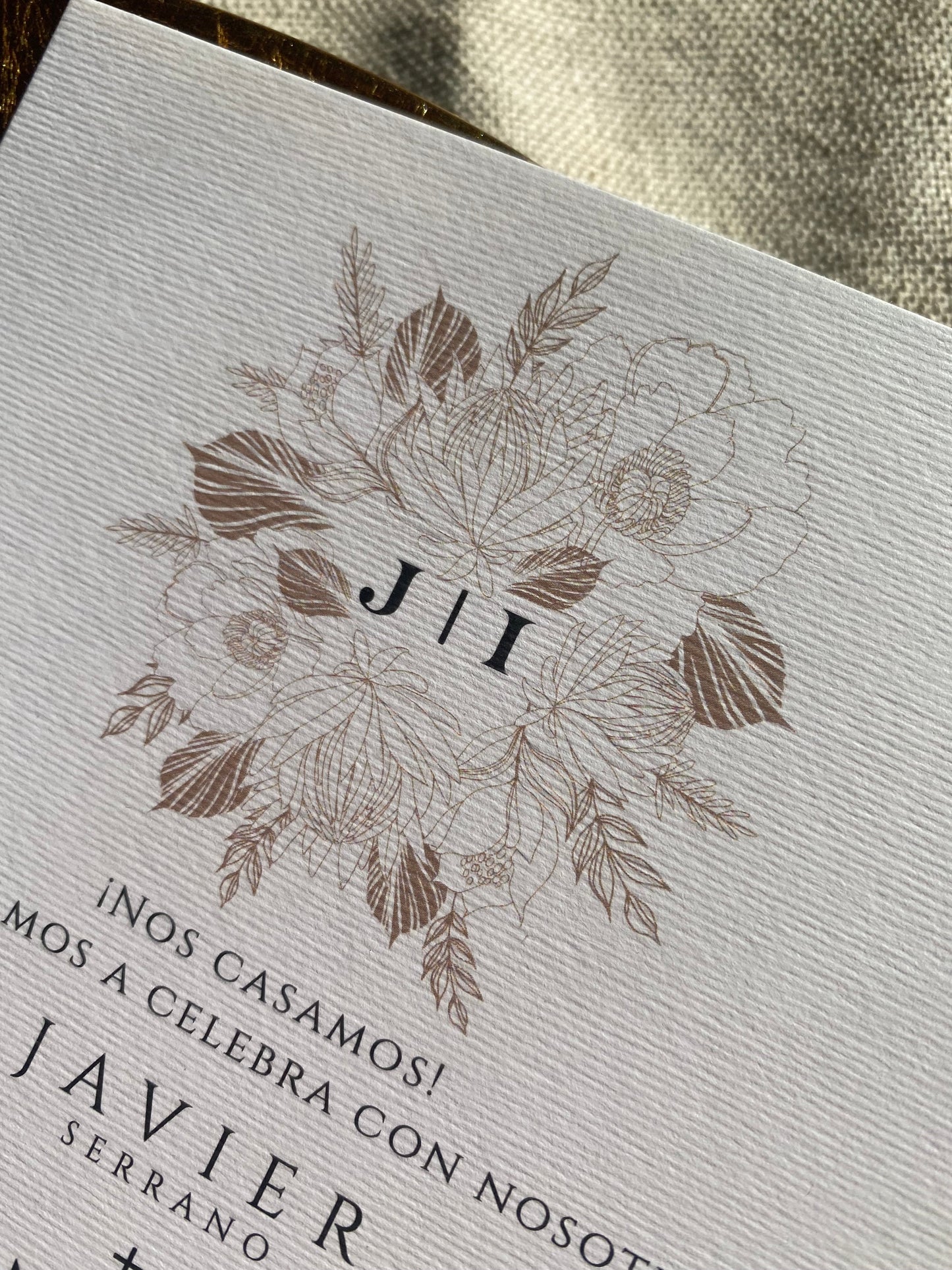 Invitación de Matrimonio Arco | Diseño Minimalista Elegante Personalizable